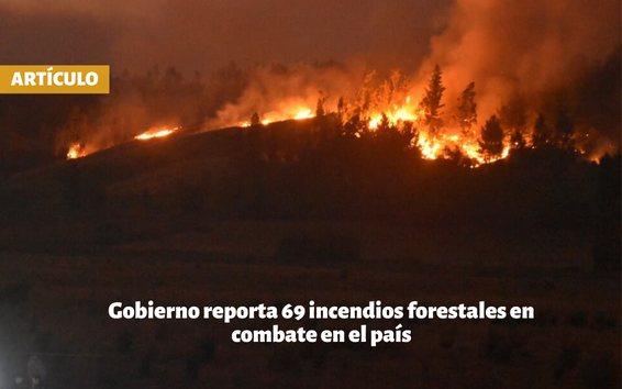 Lo que debes saber esta semana: Gobierno reporta 69 incendios forestales en combate en el país