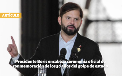 Lo que debes saber esta semana: Presidente Boric encabeza ceremonia oficial de conmemoración de los 50 años del golpe de estado