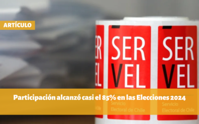 Lo que debes saber esta semana: Participación alcanzó casi el 85% en las Elecciones 2024